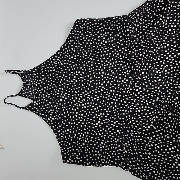 ABOUND WHITE POLKA DRESS/ M - Picture 3 of 9